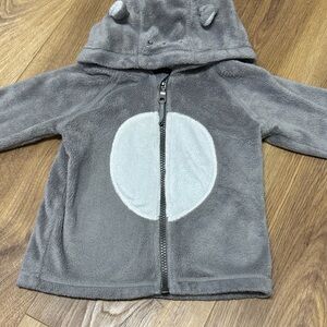 🎉4/30$🎉Gray Hooded Fleece Jacket with Ears